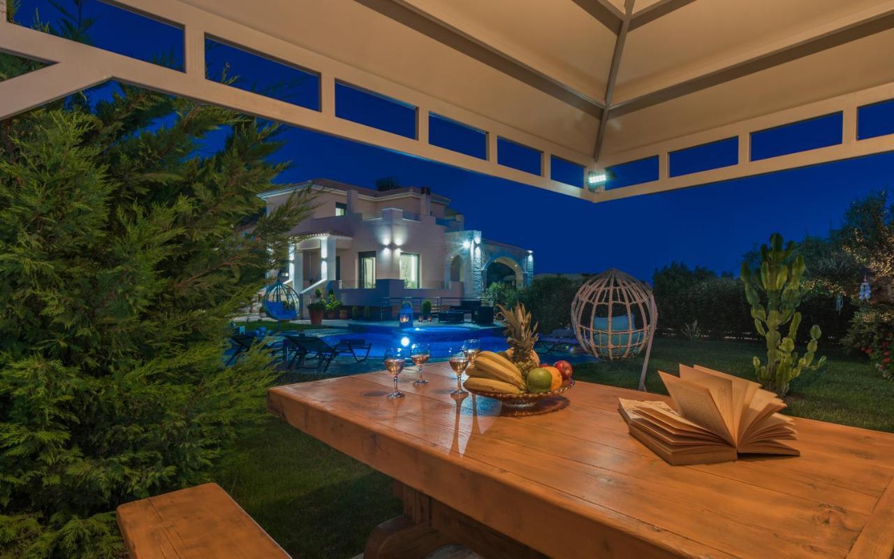 Romanza Luxury Villa Kalamaki  Bagian luar foto
